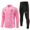 Manchester City Sweat d'Entraînement Quarter-Zip 2024-25 Rose Pour Homme